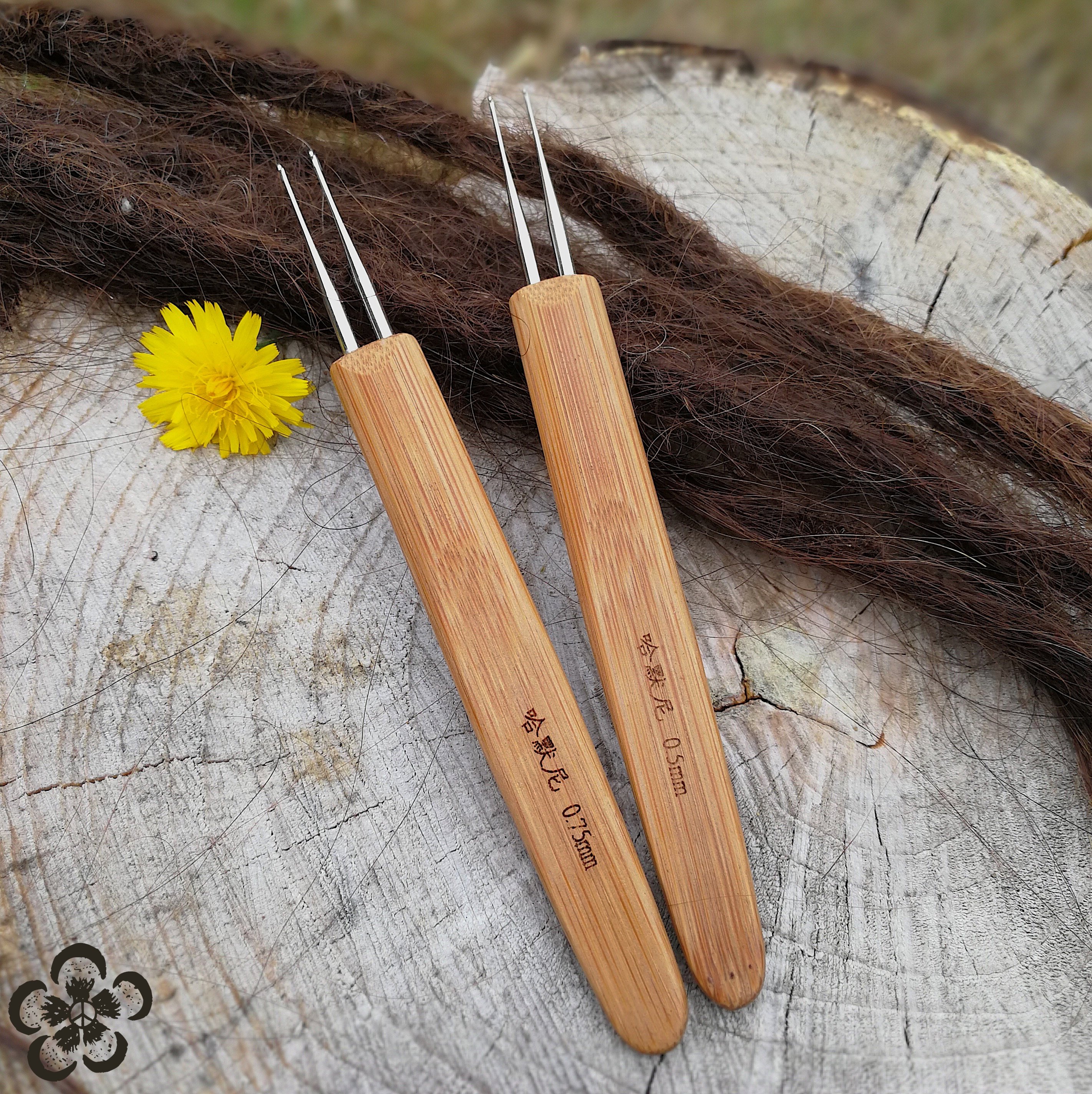 Buy Bamboo Dreadlock Crochet Hooks for 9, at